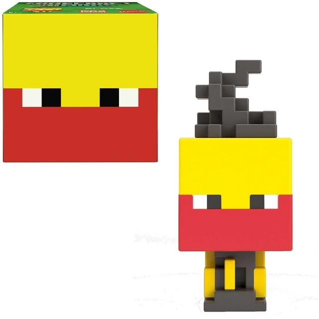 Main image of Minecraft Toys, Mob Head Minis Figures - Blaze -New in Box