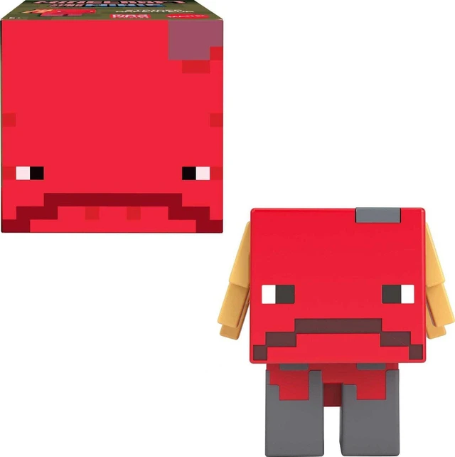Main image of Minecraft Toys, Mob Head Minis Figures - Strider Arpenteur-New in Box