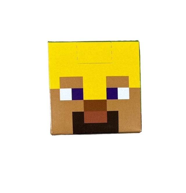 Alt view image 2 of 2 - Minecraft Toys, Mob Head Minis Figures - Gold Armor Steve