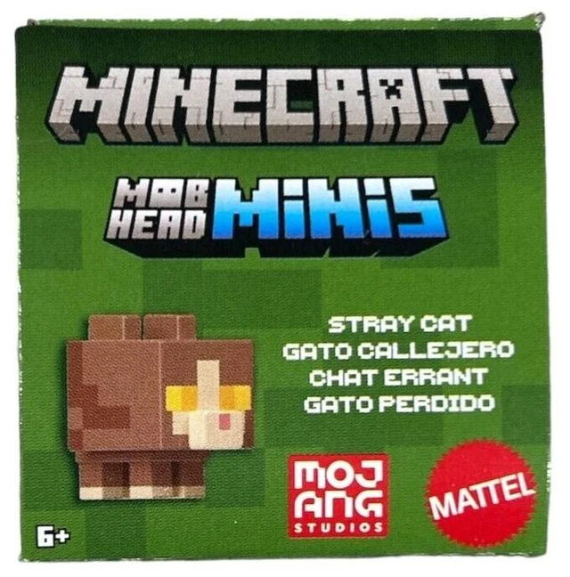 Main image of Minecraft Toys, Mob Head Minis Figures - Stray Cat