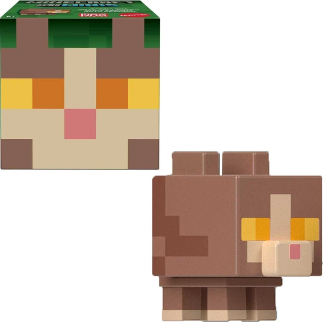 Alt view image 2 of 3 - Minecraft Toys, Mob Head Minis Figures - Stray Cat