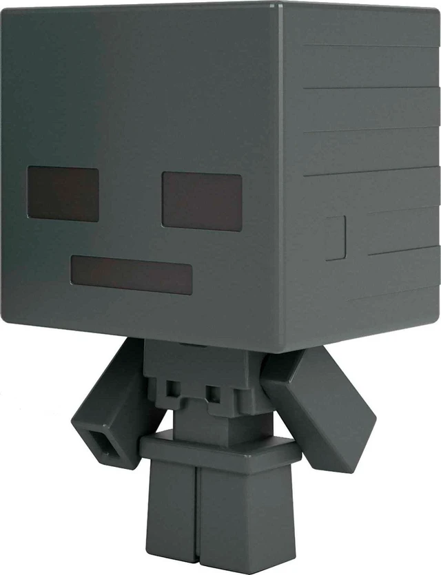 Alt view image 2 of 3 - Minecraft Toys, Mob Head Minis Figures - Wither Skeleton - New in Box