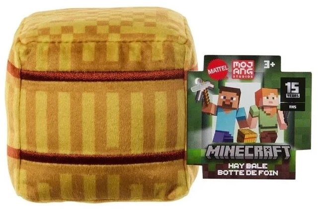 Main image of Minecraft Basic Blocks Hay Bale Mini Plush