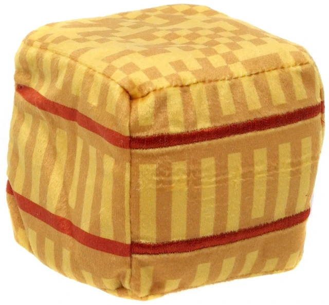 Alt view image 2 of 2 - Minecraft Basic Blocks Hay Bale Mini Plush