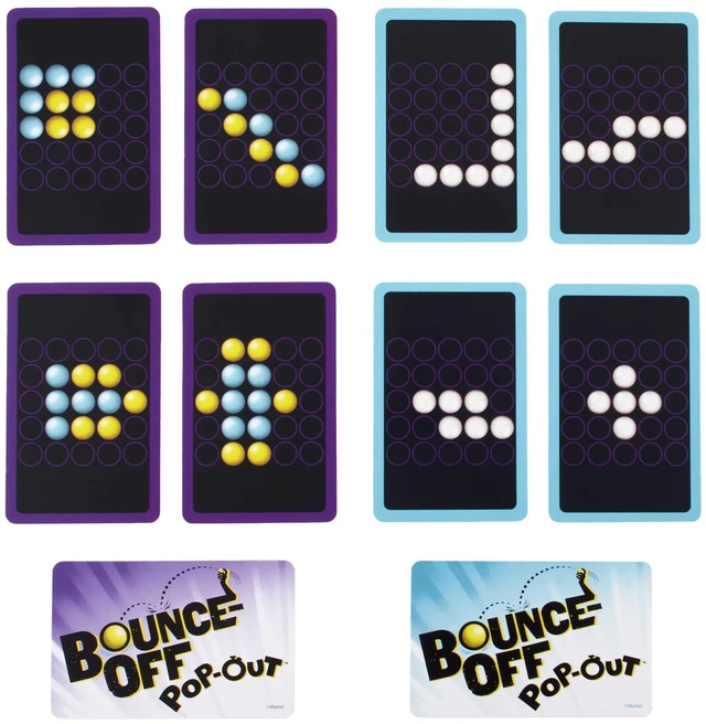 Alt view image 3 of 6 - Mattel Games Bounce-Off Pop-Out Party Game for Family, Teens, Adults and Game Night, Balls Go Flying, No Batteries Required
