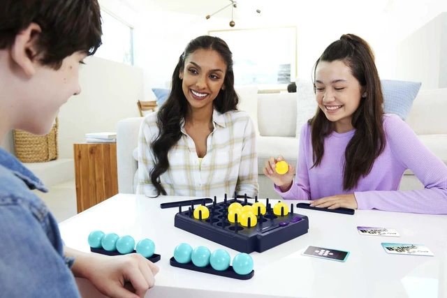 Alt view image 6 of 6 - Mattel Games Bounce-Off Pop-Out Party Game for Family, Teens, Adults and Game Night, Balls Go Flying, No Batteries Required
