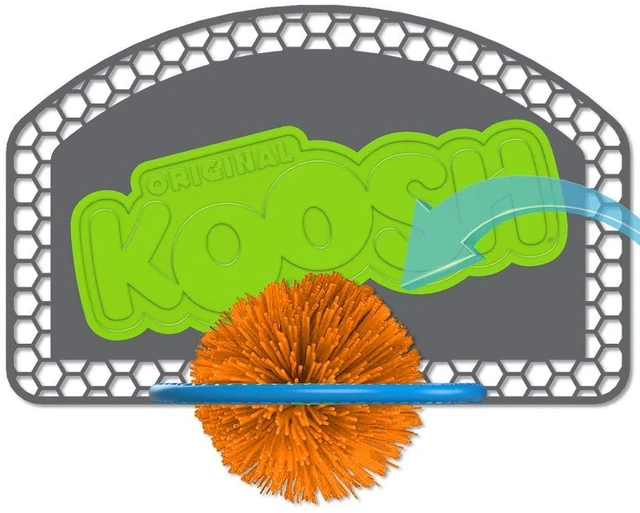 Main image of Koosh Hoops -- Basketball Game for The Ball That's Easy to Catch and Hard to Put Down -- Fidget Toy -- Ages 6+, Multi