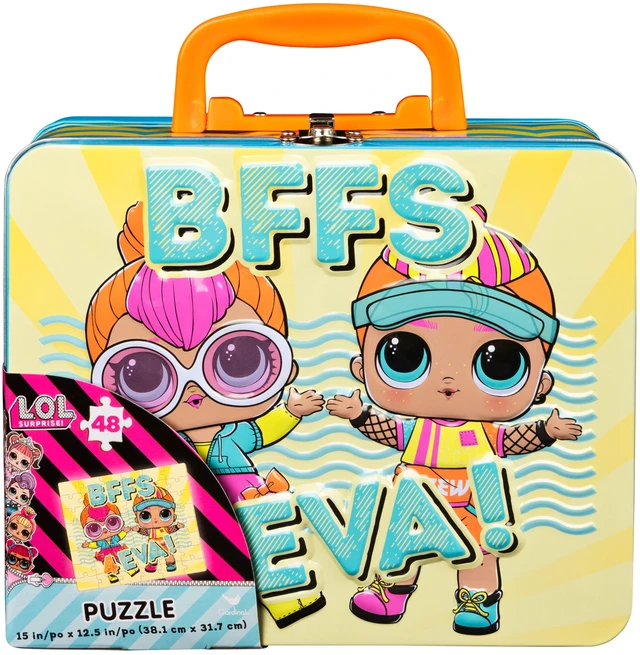 Main image of L.O.L. Surprise! 48-Piece Puzzle in Tin with Handle, for Families and Kids Ages 4 and up