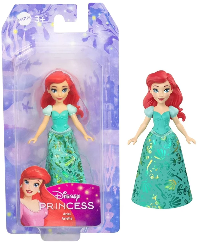 Main image of Disney Princess Ariel Posable Small Doll in Shiny Outfit
