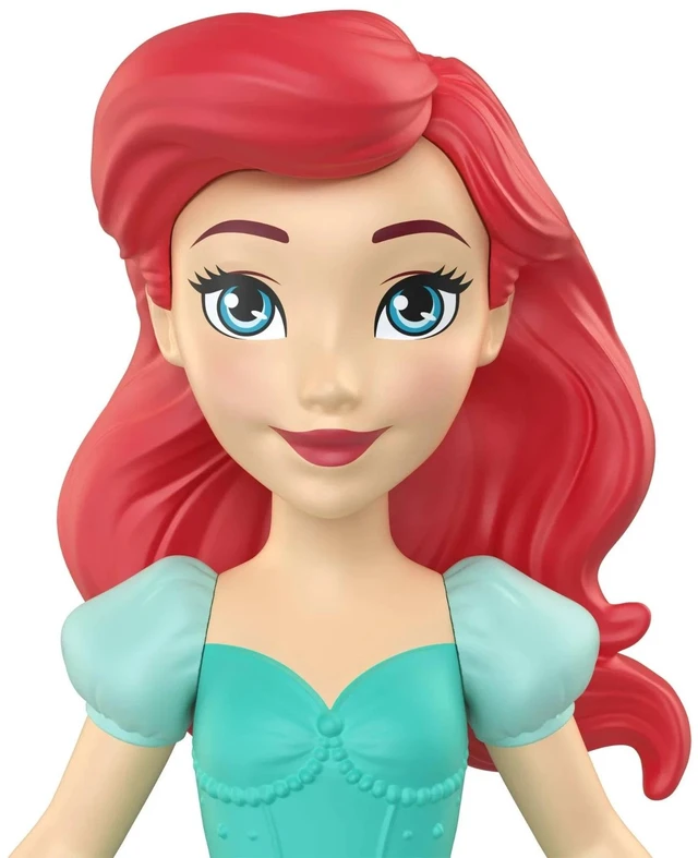 Alt view image 2 of 5 - Disney Princess Ariel Posable Small Doll in Shiny Outfit
