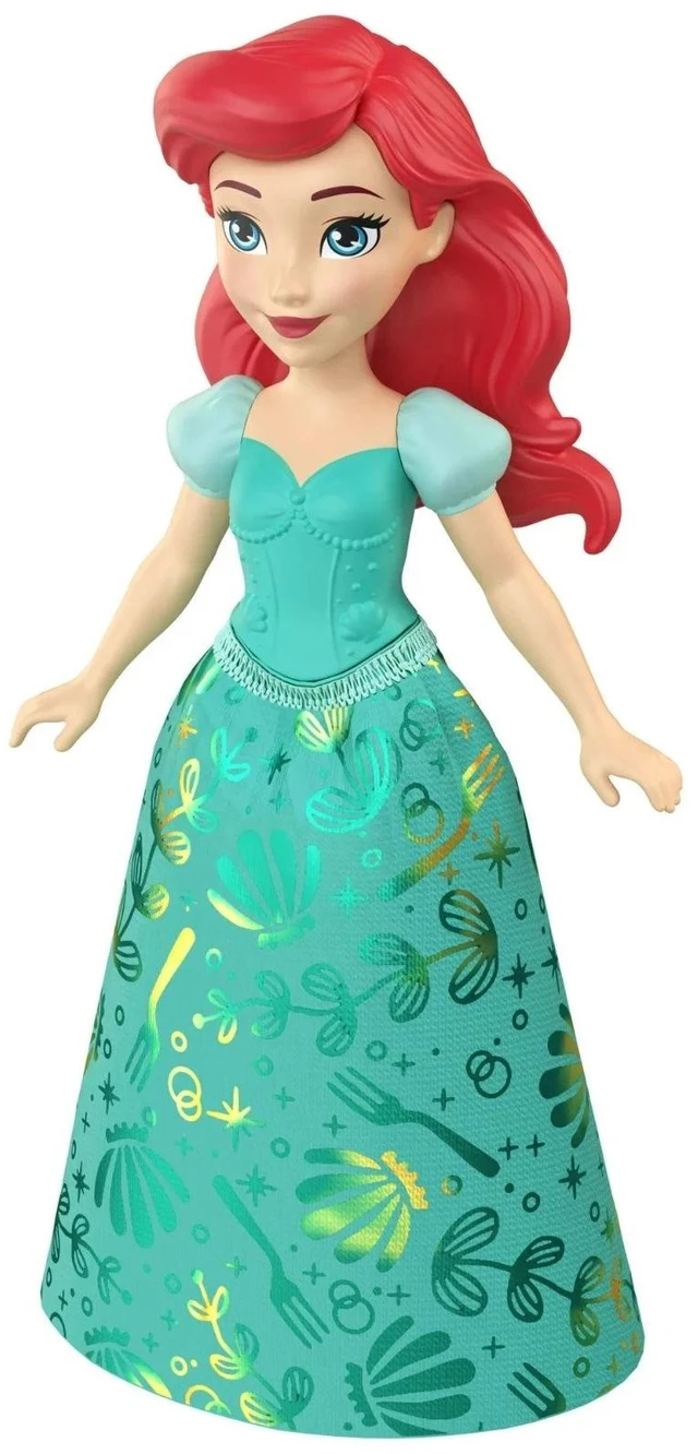 Alt view image 4 of 5 - Disney Princess Ariel Posable Small Doll in Shiny Outfit