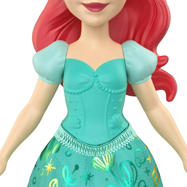 Alt view image 3 of 5 - Disney Princess Ariel Posable Small Doll in Shiny Outfit