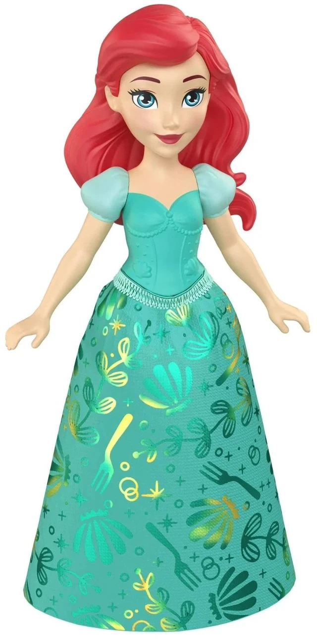 Alt view image 5 of 5 - Disney Princess Ariel Posable Small Doll in Shiny Outfit