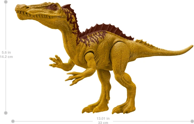 Alt view image 5 of 6 - Mattel Jurassic World Large Dinosaur Figures Approx 12 in Tall Toy with Authentic Decoration & Realistic Sculpting, Gift for Kids Ages 3 Years & Older