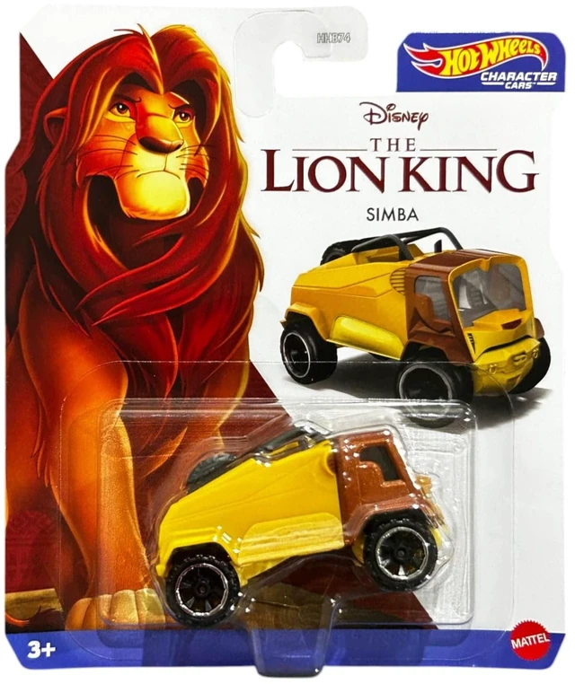 Main image of Hot Wheels CharcHot Wheels Character Car: The Lion King Simba Editionhter Cars The Lion King Simba