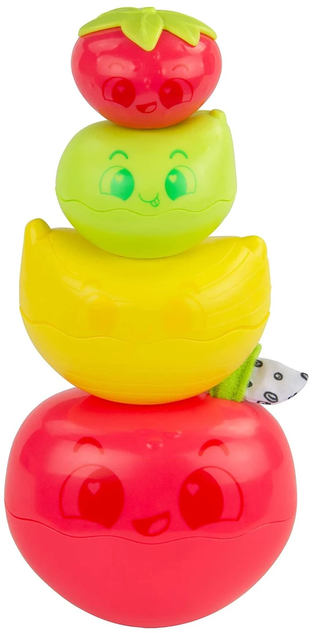 Main image of Lamaze Stack & Nest Fruit Pals Nesting and Stacking Play Food Toys Colorful Baby Stacking Toys - Toddler Stacking Toys - Baby Sensory Toys Ages 12 Months and Up