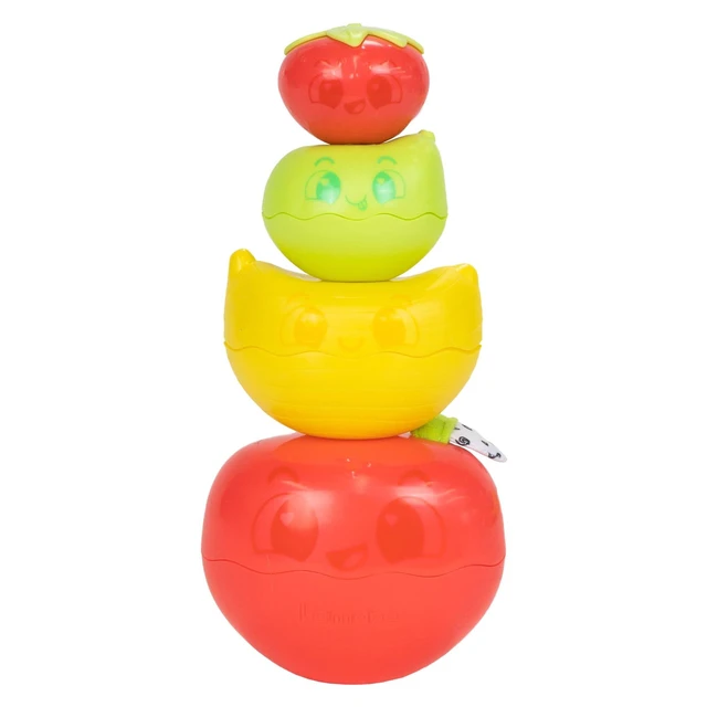 Alt view image 4 of 7 - Lamaze Stack & Nest Fruit Pals Nesting and Stacking Play Food Toys Colorful Baby Stacking Toys - Toddler Stacking Toys - Baby Sensory Toys Ages 12 Months and Up