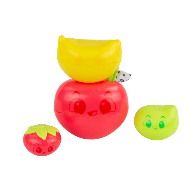 Alt view image 2 of 7 - Lamaze Stack & Nest Fruit Pals Nesting and Stacking Play Food Toys Colorful Baby Stacking Toys - Toddler Stacking Toys - Baby Sensory Toys Ages 12 Months and Up