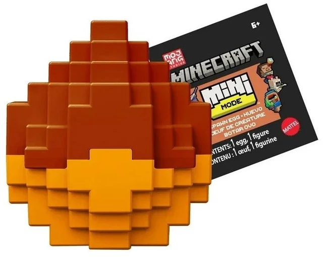 Main image of Minecraft Mini Mode Spawn Egg with Surprise Mini Figure (Characters May Vary)