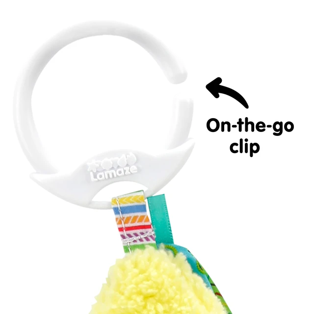 Alt view image 6 of 6 - LAMAZE Bea The Banana, Clip on Pram and Pushchair Newborn Baby Sensory Toy, With Colours and Sounds, Development for Boys and Girls Aged 0 to 24 Months