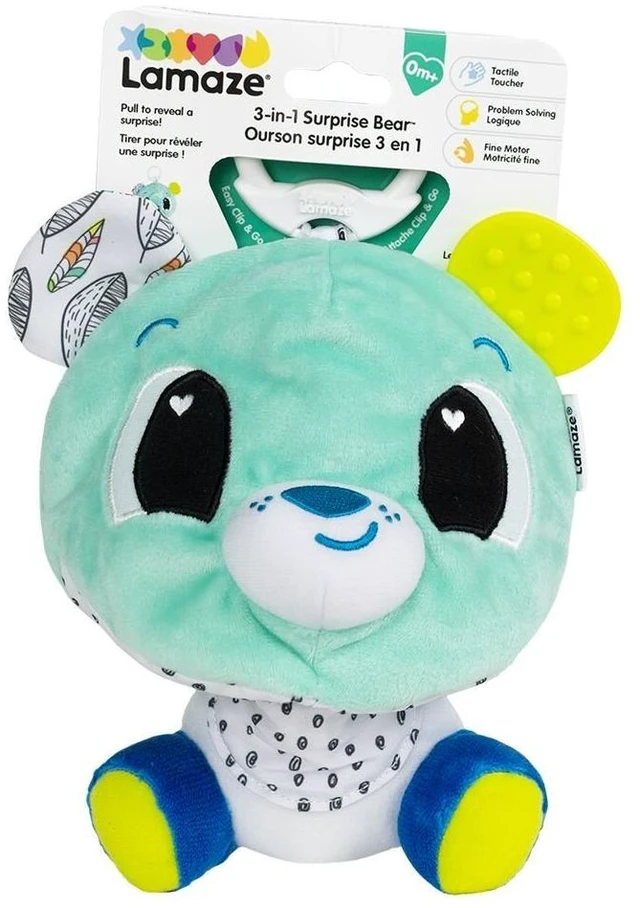 Main image of Fat Brain Toys - Lamaze - 3-in-1 Clip and Go Bear