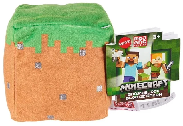 Main image of Minecraft Basic Blocks Grass Block Mini Plush