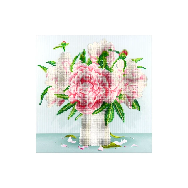 Alt view image 2 of 2 - Diamond Art By Leisure Arts English Roses, 12"X12"