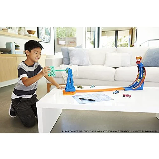 Alt view image 7 of 7 - Hot Wheels STEAM Drop & Score Car Race Track - HJC50 ~ Teaches Gravity ~ Lesson Plan Included