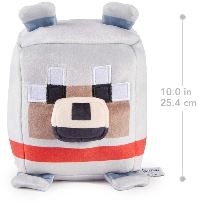 Alt view image 2 of 5 - Minecraft Cuutopia Dennis the Wolf Plush Toy, 10-inch