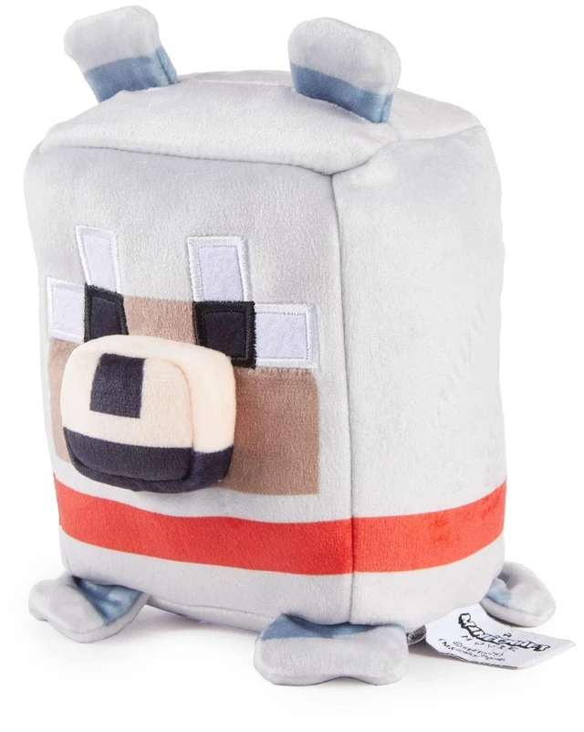 Alt view image 4 of 5 - Minecraft Cuutopia Dennis the Wolf Plush Toy, 10-inch