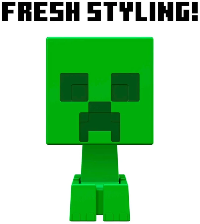 Alt view image 5 of 5 - Minecraft Toys, Mob Head Minis Figures - Creeper