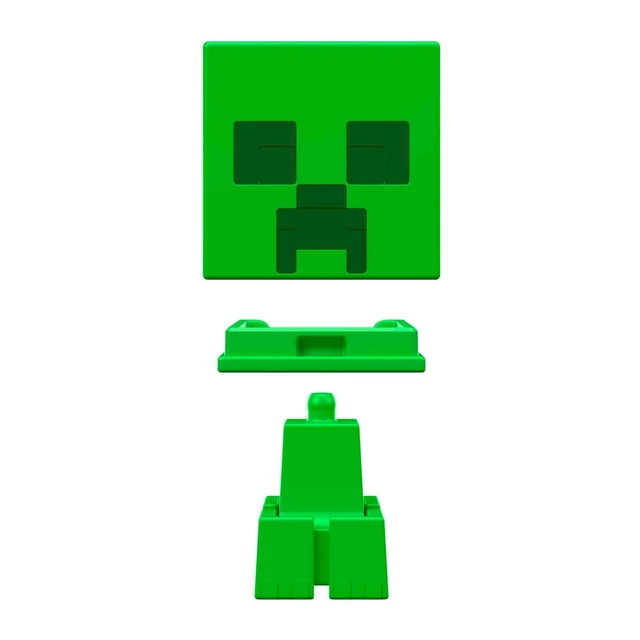 Alt view image 3 of 5 - Minecraft Toys, Mob Head Minis Figures - Creeper