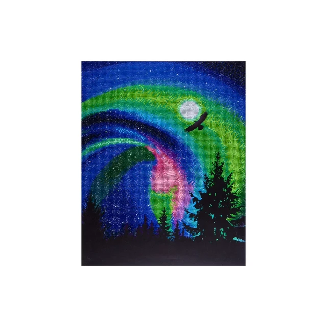 Alt view image 2 of 2 - Diamond Art By Leisure Arts Aurora Eagle 16"X20"