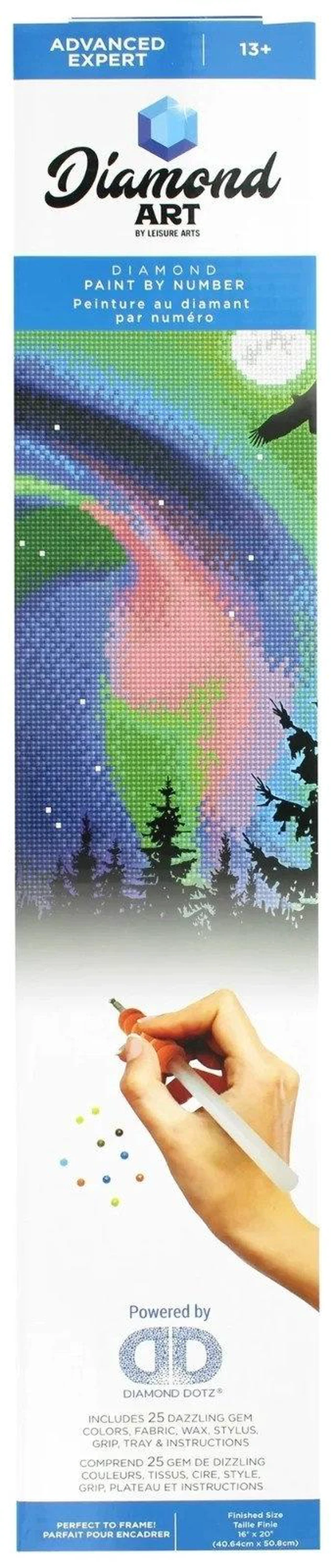 Main image of Diamond Art By Leisure Arts Aurora Eagle 16"X20"