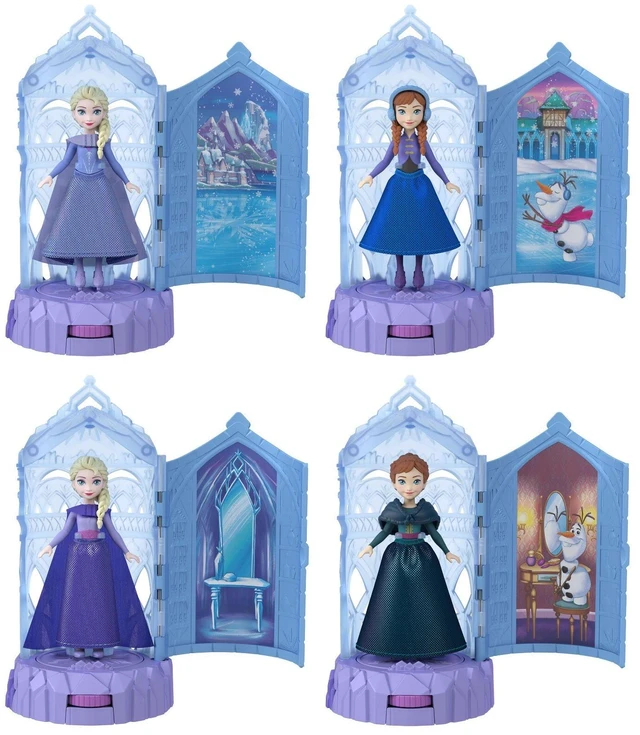 Alt view image 4 of 4 - Disney Frozen Ice Castle Spin Surprise Playsets with Small Doll Spinning Reveal