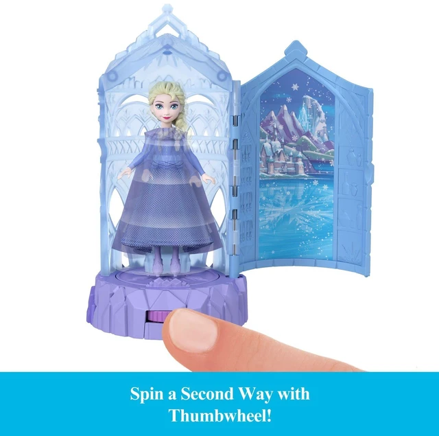 Alt view image 3 of 4 - Disney Frozen Ice Castle Spin Surprise Playsets with Small Doll Spinning Reveal