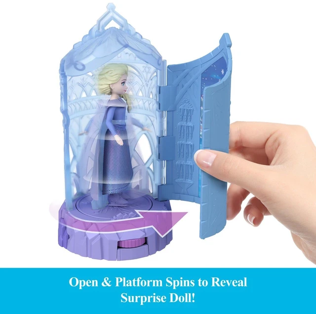 Alt view image 2 of 4 - Disney Frozen Ice Castle Spin Surprise Playsets with Small Doll Spinning Reveal