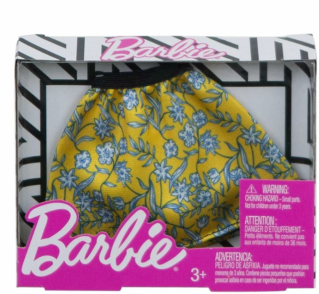 Main image of Barbie Floral Skater Skirt , Yellow - Multicolor