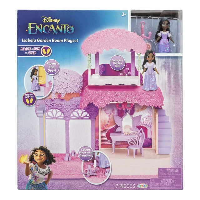 Alt view image 6 of 7 - Disney Encanto Isabela's Garden Room Playset Includes Isabela Doll Figure - Flowers Bloom with Every Step!