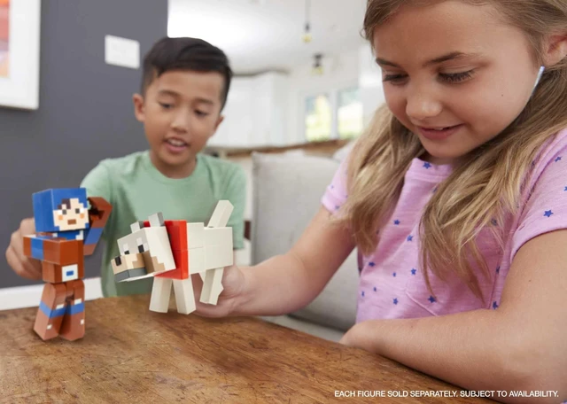 Alt view image 2 of 3 - Minecraft Fusion Hex Figure Craft-a-Figure Set, Build Your Own Minecraft Character to Play with, Trade and Collect, Toy for Kids Ages 6 Years and Older