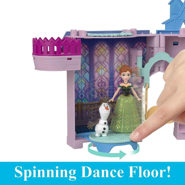 Alt view image 5 of 7 - Mattel Disney Frozen Toys, Storytime Stackers Anna's Arendelle Castle, Stackable Doll House with Small Doll, Olaf & 7 Pieces, Inspired by The Movies