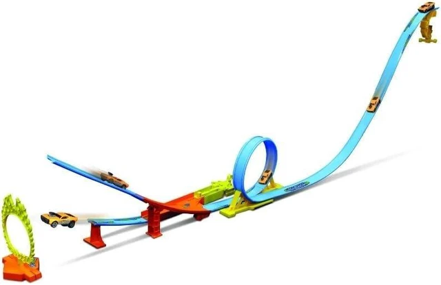 Alt view image 4 of 4 - Fresh Metal 100 Loop & Launch Stunt Set w/ 1 car