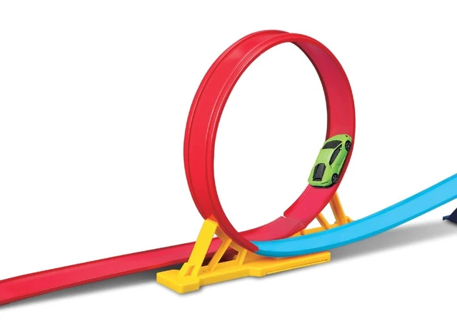Alt view image 2 of 4 - Maisto Single Loop Launcher with Die Cast Green Lamborghini Racer Car