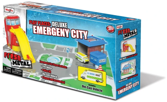 Alt view image 2 of 2 - Maisto Fresh Metal - Play Places Deluxe Emergency City