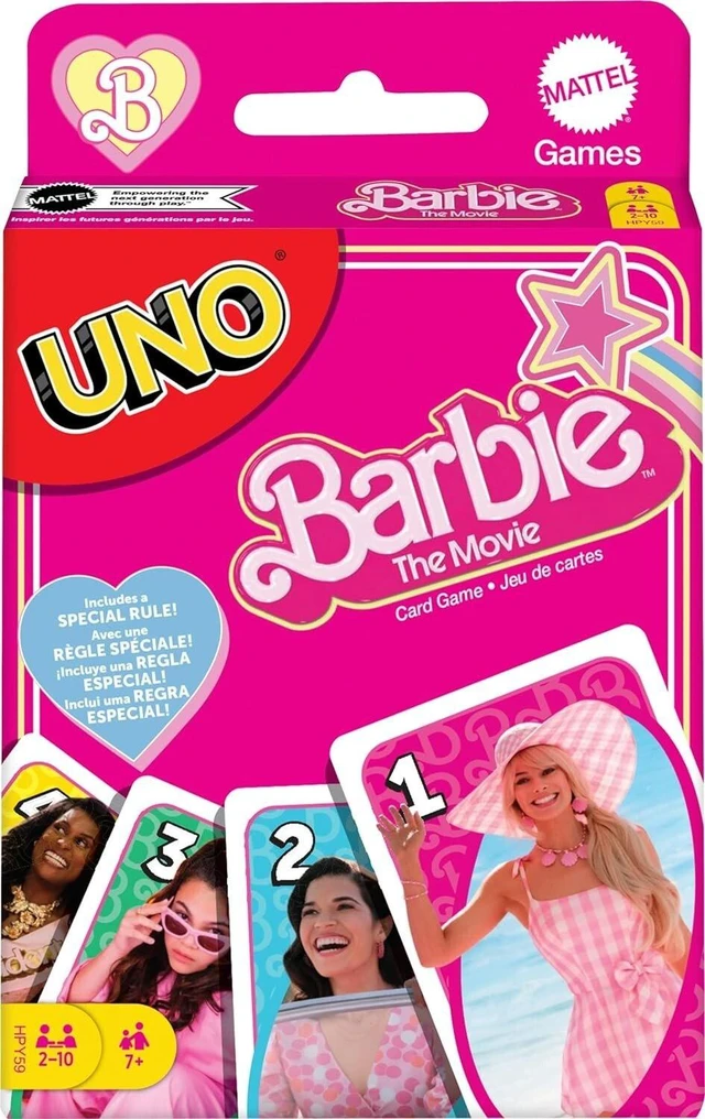 Main image of Mattel Games UNO Barbie The Movie Card Game