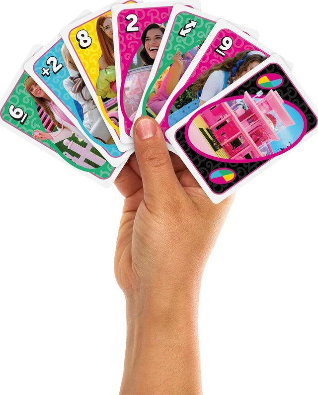 Alt view image 3 of 6 - Mattel Games UNO Barbie The Movie Card Game