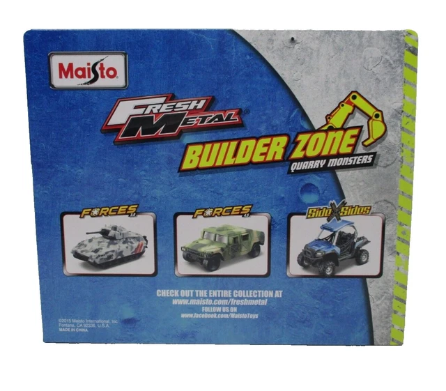 Alt view image 2 of 2 - Maisto Fresh Metal Builder Zone Quarry Monsters - Fresh Mortar Truck