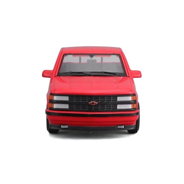 Alt view image 5 of 7 - Maisto Assembly Line 1/24 AL 1993 Chevrolet 454 SS Pick-up (Red)