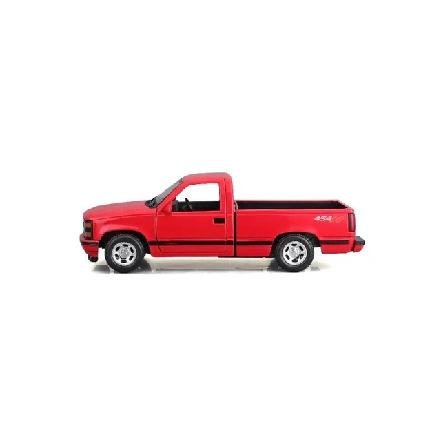 Alt view image 7 of 7 - Maisto Assembly Line 1/24 AL 1993 Chevrolet 454 SS Pick-up (Red)