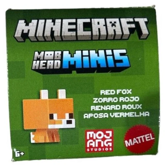 Main image of Minecraft Toys, Mob Head Minis Figures - Red Fox